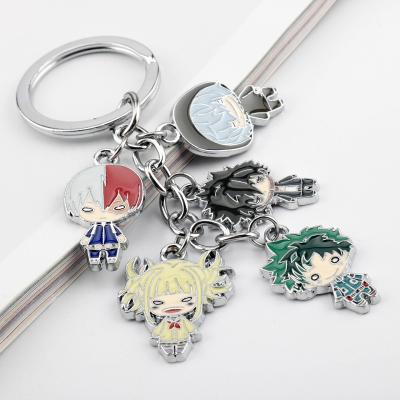 China Environmental Friendly Hot Sale Anime Lvgu Chujiu Protagonist Bursting Frozen Metal My Hero Academia Key Chain for sale