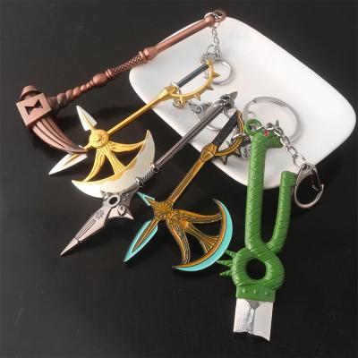 China Anime Bag Car Accessories Japan Pendant The Seven Deadly Sins Artifact Weapon Model Key Chain for sale