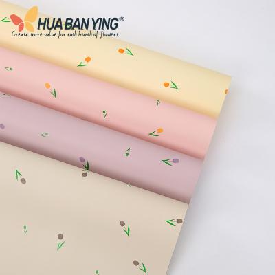 China Wholesale Valentine's Day Waterproof Tulip Cynthia Paper Flower Wrapping Paper for Flower for sale