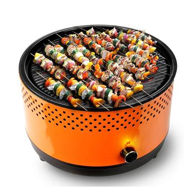 China Easily Cleaned Indoor Outdoor Table Top Charcoal Mini Hibachi Grill Korean Portable BBQ Grill for sale