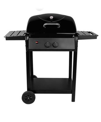 China BBQ Adjustable Grill Gas Grill Cart Size 2 Burner Portable Gas Grill For Outdoor BBQ for sale