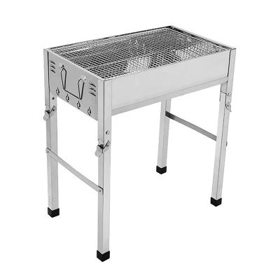 China High Quality Adjustable Height OEM Stainless Steel Charcoal Charcoal Outdoor Camping BBQ Mobile Grill for sale