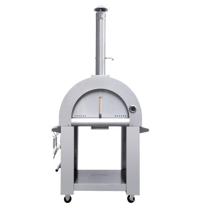 China OEM Outdoor Gas And Wood Fired Stainless Steel Pizza Oven For Outdoor Rotisseries for sale