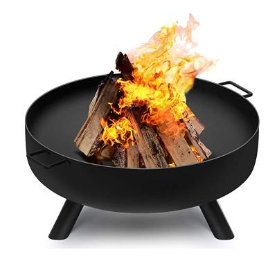 China Outdoor Garden Wood Fire Pit Bowl Grill Steel Metal Barbecue Fire Pit Stocked for sale