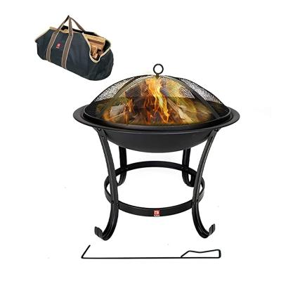 China Wholesale Steel Stocked Fire Pit Outdoor Table Fire Pit Cooking Grill Fire Pit Patio Garden Fire Pit for sale