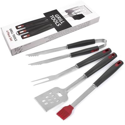 China Easily Assembled Mini Portable Household Stainless Steel BBQ Tool Kit The BBQ Accessories Set Gift Box Package for sale