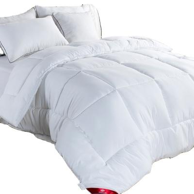 China Warm white solid comforter / Microfiber comforter bed duvet / comforter queen size for sale