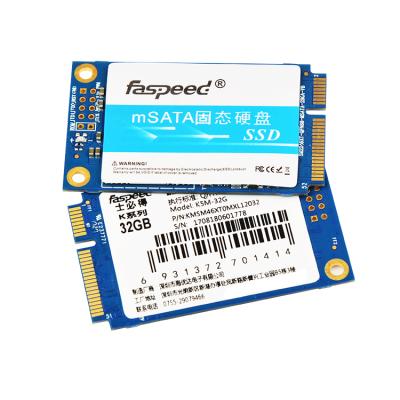 China mSATA SATA3 Solid State Notebook SSD Faspeed K5M-32G Industrial SSD Drive ComputerSSD 32G for sale