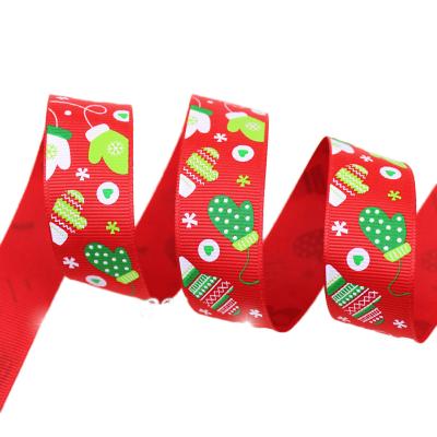 China Viable good quality custom made polyester printed grosgrain ribbon for cosmetic packaging with cheapest price for sale