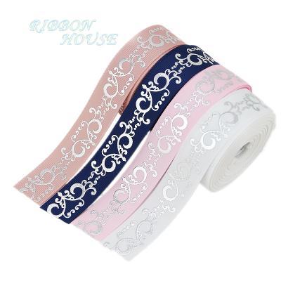 China Viable Wholesale Custom Eco Friendly High Quality Hot Stamping Ribbon With Custom Logo for sale