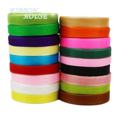 China High Tenacity Gift Wrapping Christmas DIY Ribbons DIY Hair Accessories Jewelry & Apparel Access Organza Ribbon (50 yards/roll) 1/2