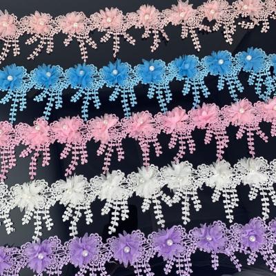 China Love Gift 80mm 1 Yard Petal Lace Webbing Fabric Decoration Ribbons Handmade Crafts for sale