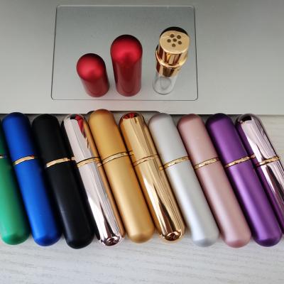 China DIY Inhaler Metal Nasal Inhaler, Plating Aluminum Blank Nasal Inhaler Sticks 5 Parts Nasal Inhaler For Essential Oils for sale