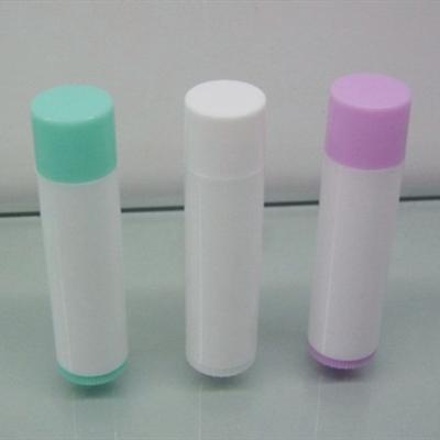 China Plastic tube 3g 5g 10g lip balm lipstick for sale