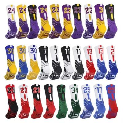 China Branded Custom Fashion Breathable Dropship Bulk Bulk Wholesale Good Quality Team Elite Socks For Adults Men's Basketball for sale