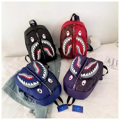 China Motion Sensing Bape Shark Main Backpack For Travel Laptop Daypack 3d Printing Bag Bape Bookbag Backpack For Men Customization Wholesale for sale