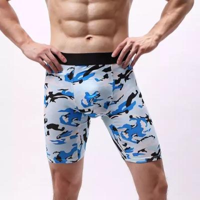 China 2022New 95 Cotton 5 Spandex Antibacterial Custom Wholesale Boxer Briefs For Men Underwear Mens Boxer Briefs for sale