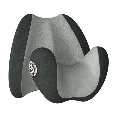 China Soft Innovative Function Headrest Memory Foam Chair Cushion Knitted Material Headrest for sale