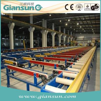 China 1350T felt separate-replacement conveyor cooling and handling table for custom aluminum extrusion for sale