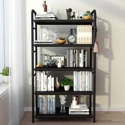 China Convertible 2022 Hot Selling 4 Layer Multifunctional Display Rack Wooden Metal Shelf for sale