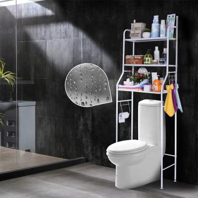 China Viable Toilet Storage Rack 3 Shelf Bathroom Space Saver Over The Toilet Rack Rack Storage Organizer for sale