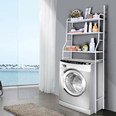 China Viable Hot Sale Selling Laundry Shelf Above Toilet Washing Machine Storage Rack for sale