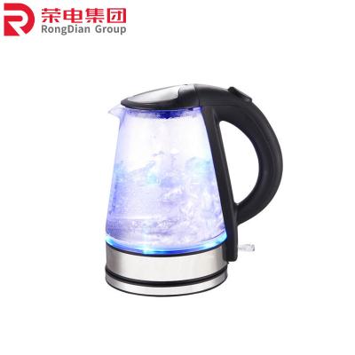 China Control 360 Degree Base Appliances 1.7L Glass Body Digital Smart Kettle Rotation Electric Water Heater Electric Kettle for sale