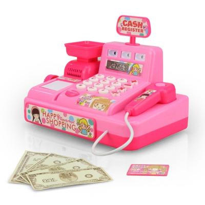 China Chinese Cashier Toy Maker Kids Toy Shopping Role Play Money Machine Supermarket Cash Register Toys for sale