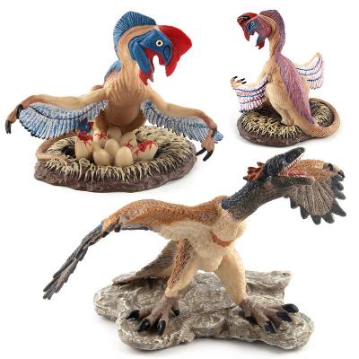 China PVC Plastic Jurassic World Realistic Jurassic Park Dinosaurs Set Archeopteryx Animal Figure Dinosaur Model Kids Toys for sale