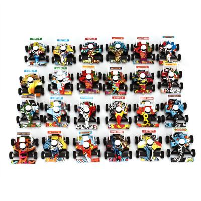 China Pull Back Car Alloy 24Pcs Set Simulation 1/64 Miniature Model Car Pull Back Vehicles Toy Diecast Car for sale