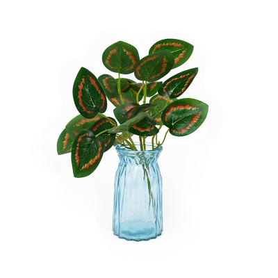 China Silk+Plastic artificial green plant, hot sale artificial green plant for store decoration, anthurium for home for sale