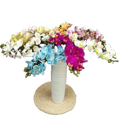 China Ornamental plant bonsai. High Quality Real Phalaenopsis Orchid Artificial Branches Touch Flowers For Home Office Wedding Decoration Flores for sale