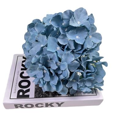 China Artificial Silk Flower DIY Wholesale Decorative Materials Sprigs Hydrangea Party Decorations for sale