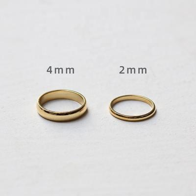 China Environment Friendly Plain Wide Version Narrow Version Curve Surface Glossy Minimalist Ring All-Match Ring for sale