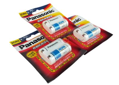 China Water Meter Panasonic 2cr5 6v Lithium Battery , Light 6 Volt 2cr5 Lithium Battery for sale