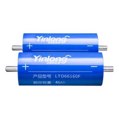 China Toys Battery Lithium Titanate 66160 45Ah Yinlong LTO Battery 45Ah For UPS for sale