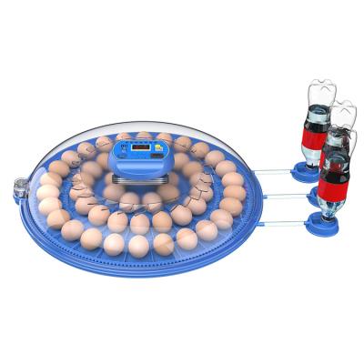 China Multifunctional Double Power Supply 52 Egg Incubator With Universal Egg Tray for sale