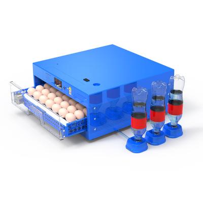 China 2022 Full Automatic Digital Egg Incubator Design Drawer Type New Cheap Incubator 72 With Roller Tray Egg Hatchery Machine for sale