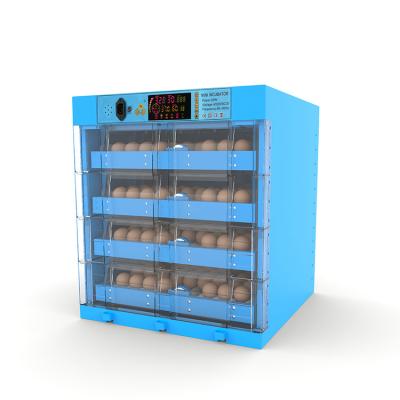 China Digital Full Automatic Egg Incubator 4 Layers 256 Pcs Full Automatic Egg Incubator Hatch Rate New Type Dual Power Eggs 98% for sale