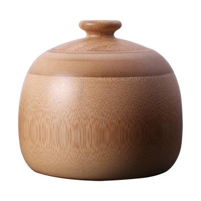 China European Style Bamboo Funeral Urn for Adult Pet Human Ashes Large for Burial Urns at Home or in Columbarium Niche for sale