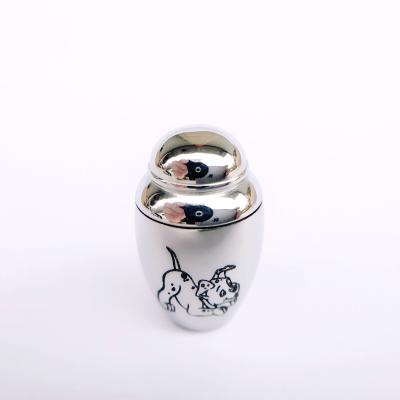 China Stainless Steel Viable Jewelry Cremation Photo Puppy Keepsake Casket Pendant Coffin Holder For Ashes Cremation Funeral Urn for sale