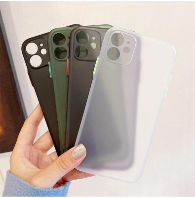 China Antiscratch Fashion Color Ultrathin Frosted Skin PP Cover Phone Case For iPhone 11 Pro XS 7 8 Plus Max for sale