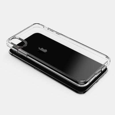 China Shockproof Ultra Hybrid Acrylic Transparent Cover for iPhone X, Crystal Clear Hard Phone Case for Apple iPhone XR XS Max for sale