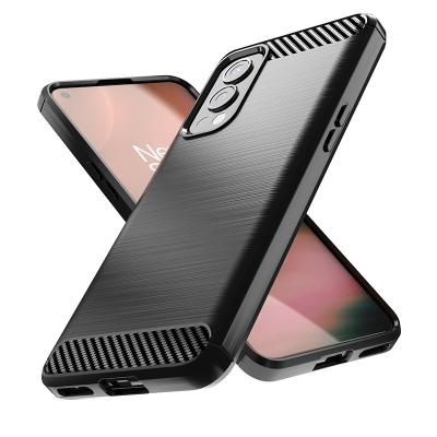 China Anti-fall TPU Brush Rubber Texture Back Cover Shockproof Case For Oneplus Nord 2 5G for sale