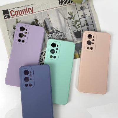 China Anti-Fall Silicon Color Matte Skin TPU Thin Thin Cell Phone Cover For Oneplus 9 9R 9 pro/one plus 8T case for sale