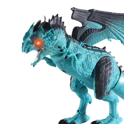 China Children's toys spray BO simulation walking dinosaur electric realistic toy for sale