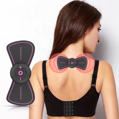 China Amazon Best Seller 2020 Electronic Body Pulse Massager Pads EMS Mini Cervical Neck Massager For Body Relaxation for sale