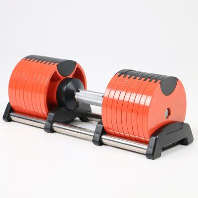 China Universal Factory Price Running Customizable 32Kg Dumbbells Adjustable Detachable Fitness Dumbbell Set for sale