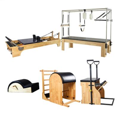 China TEZEWA Dropshipping Wholesale Price Wooden Pilates Bed Machines Reformer Pilates Machine for sale