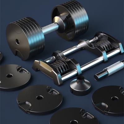 China Factory Directly Sale Bodybuilding Universal Adjustable Dumbbell Weighs Gym Equipment Fitness Dumbbell Set for sale